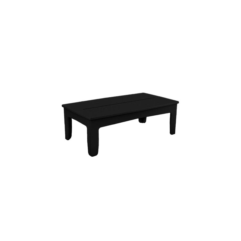 Ledge Lounger Mainstay Rectangular Coffee Table | Patio Table - Black