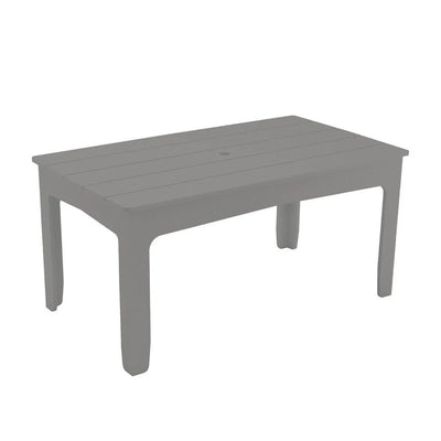 Ledge Lounger Mainstay Rectangular Dining Table | Patio Dining Set - Gray