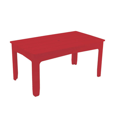 Ledge Lounger Mainstay Rectangular Dining Table | Patio Dining Set - Red