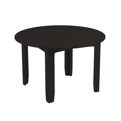 Ledge Lounger Mainstay Round Dining Table | Patio Dining Set - Black