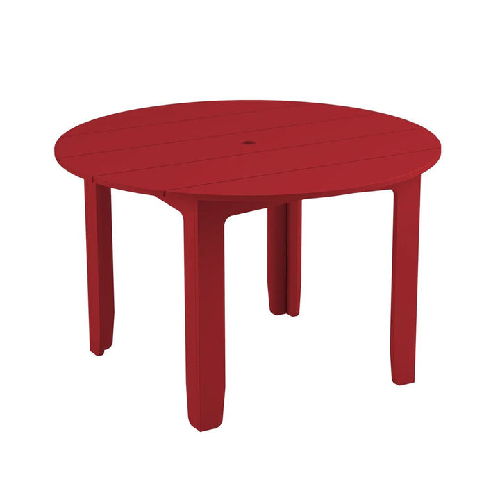 Ledge Lounger Mainstay Round Dining Table | Patio Dining Set - Red