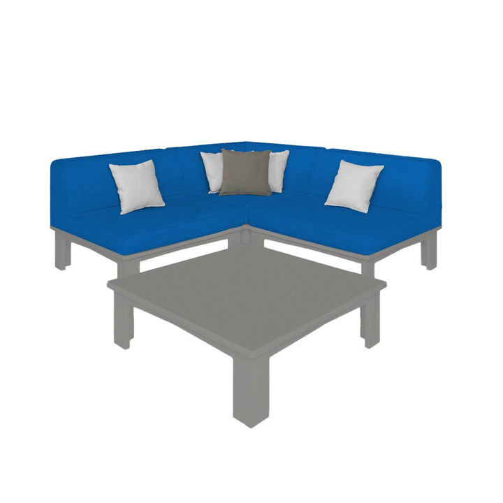 Ledge Lounger Mainstay Sectional 4 Piece Diamond - Patio Furniture Set