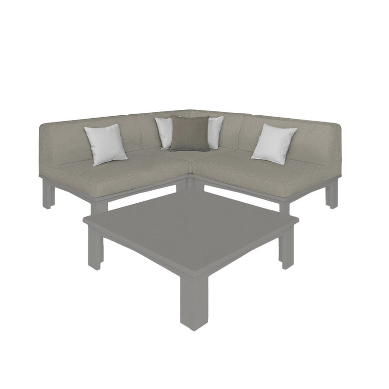 Ledge Lounger Mainstay Sectional 4 Piece Diamond - Patio Furniture Set
