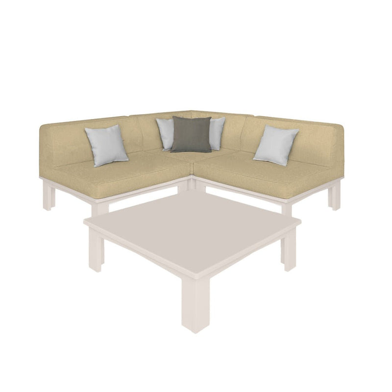 Ledge Lounger Mainstay Sectional 4 Piece Diamond - Patio Furniture Set
