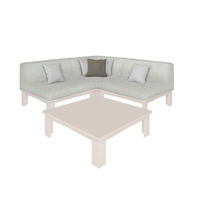 Ledge Lounger Mainstay Sectional 4 Piece Diamond - Patio Furniture Set