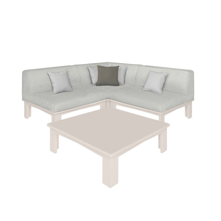 Ledge Lounger Mainstay Sectional 4 Piece Diamond - Patio Furniture Set