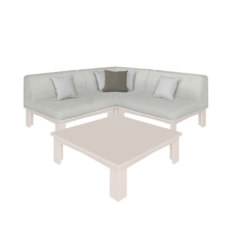 Ledge Lounger Mainstay Sectional 4 Piece Diamond - Patio Furniture Set