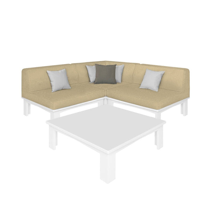 Ledge Lounger Mainstay Sectional 4 Piece Diamond - Patio Furniture Set