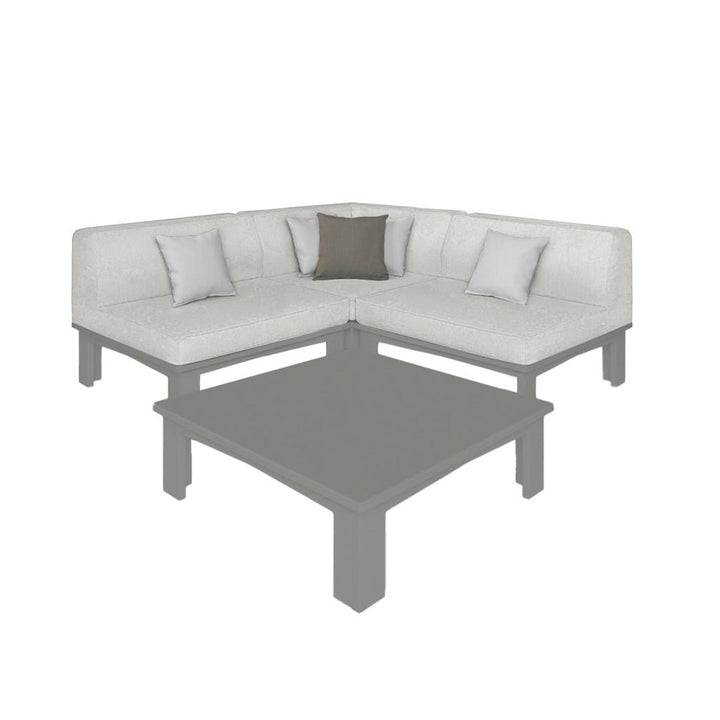 Ledge Lounger Mainstay Sectional 4 Piece Diamond - Patio Furniture Set