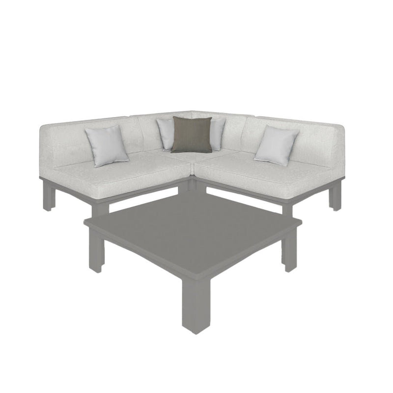 Ledge Lounger Mainstay Sectional 4 Piece Diamond - Patio Furniture Set