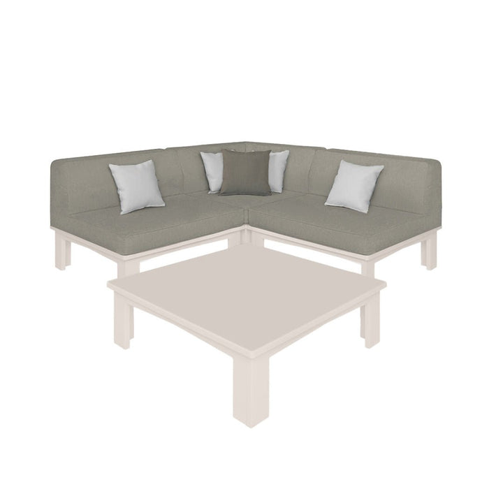 Ledge Lounger Mainstay Sectional 4 Piece Diamond - Patio Furniture Set