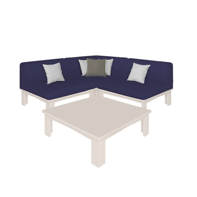 Ledge Lounger Mainstay Sectional 4 Piece Diamond - Patio Furniture Set