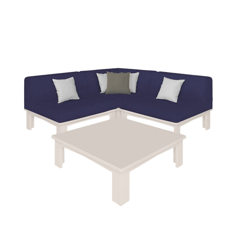Ledge Lounger Mainstay Sectional 4 Piece Diamond - Patio Furniture Set