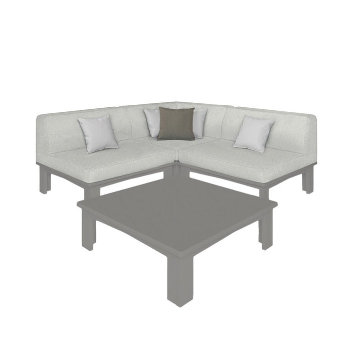 Ledge Lounger Mainstay Sectional 4 Piece Diamond - Patio Furniture Set