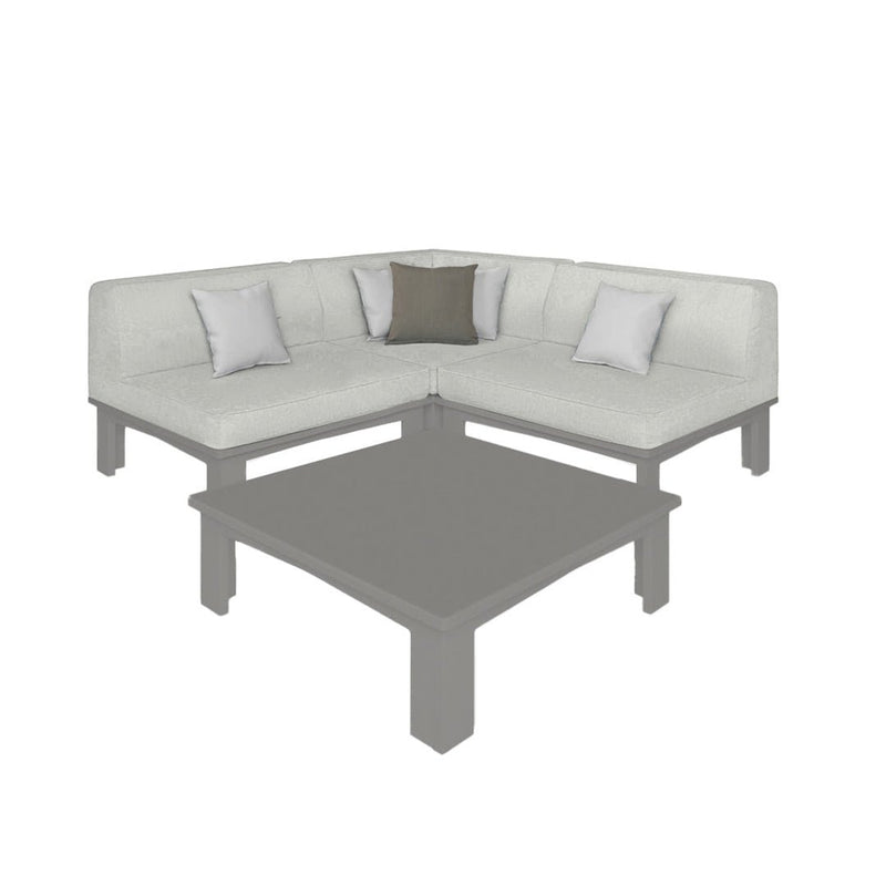 Ledge Lounger Mainstay Sectional 4 Piece Diamond - Patio Furniture Set