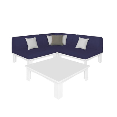 Ledge Lounger Mainstay Sectional 4 Piece Diamond - Patio Furniture Set