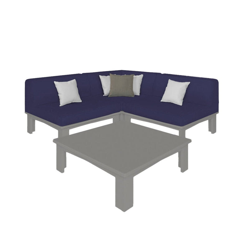 Ledge Lounger Mainstay Sectional 4 Piece Diamond - Patio Furniture Set