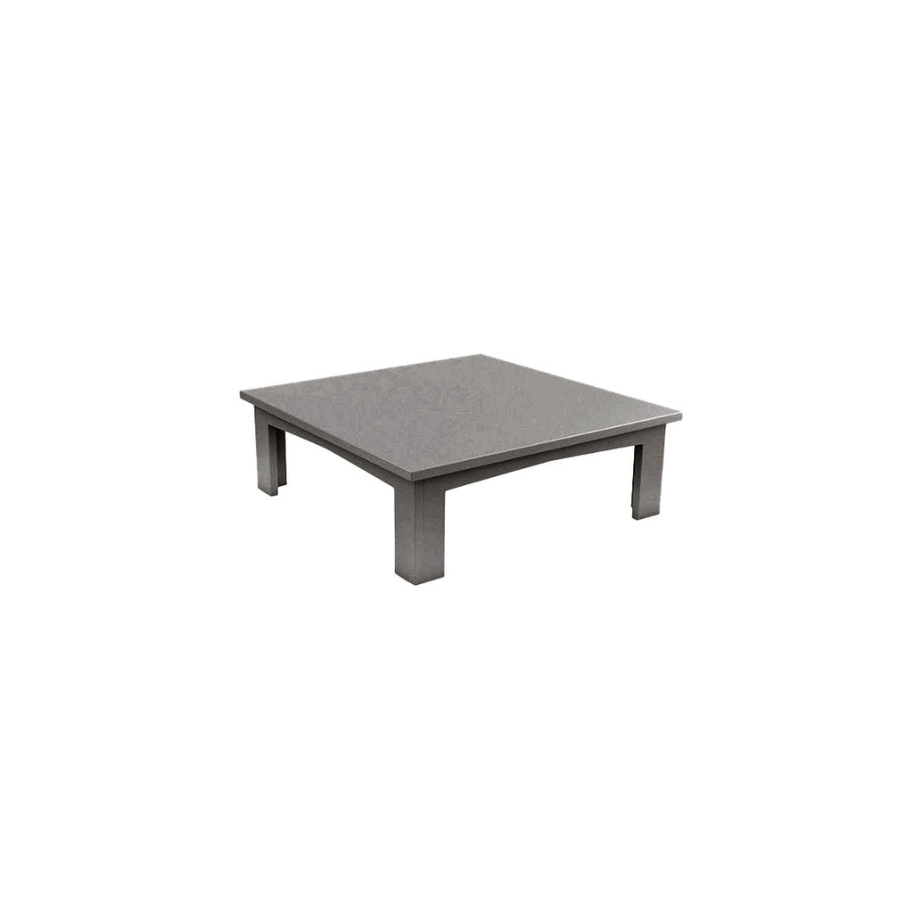 Ledge Lounger Mainstay Square Coffee Table | Patio Side Table - Gray