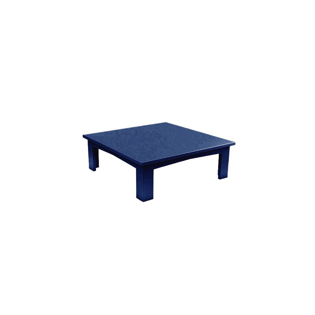 Ledge Lounger Mainstay Square Coffee Table | Patio Side Table - Navy