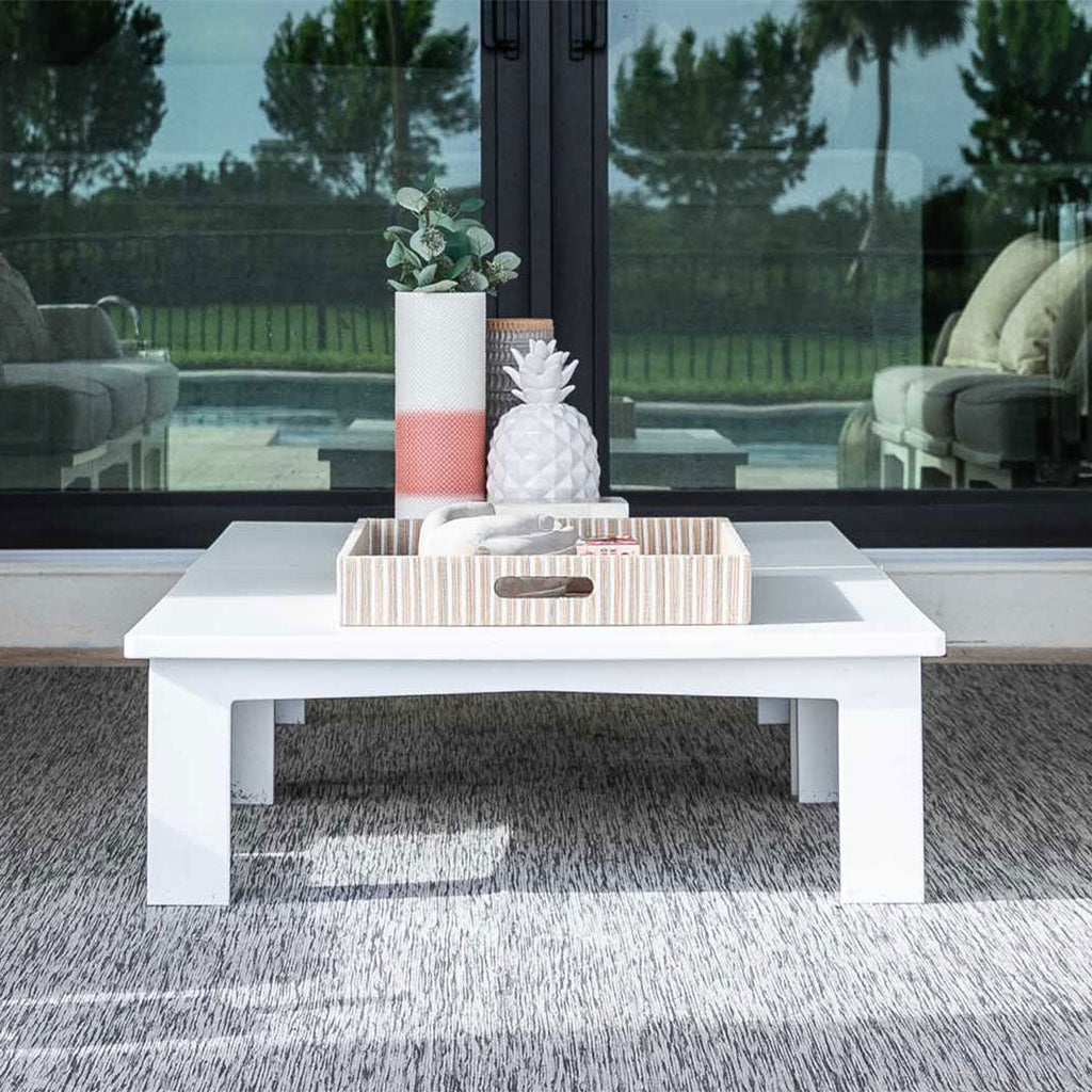 Ledge Lounger Mainstay Square Coffee Table | Patio Side Table