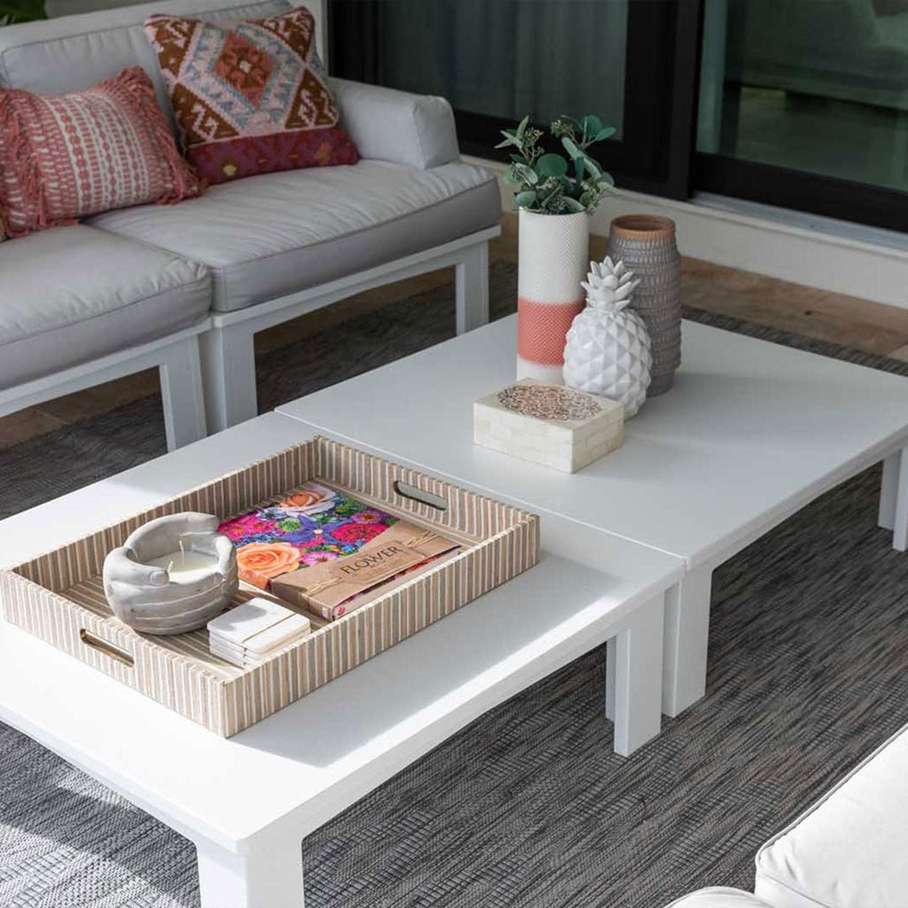 Ledge Lounger Mainstay Square Coffee Table | Patio Side Table