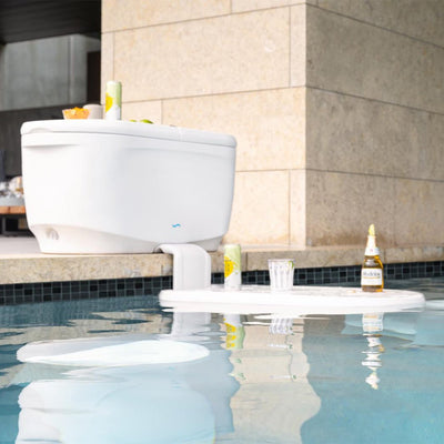 PartyPad Swim-Up Bar for Swimming Pools | Ledge Lounger Pool Accessories