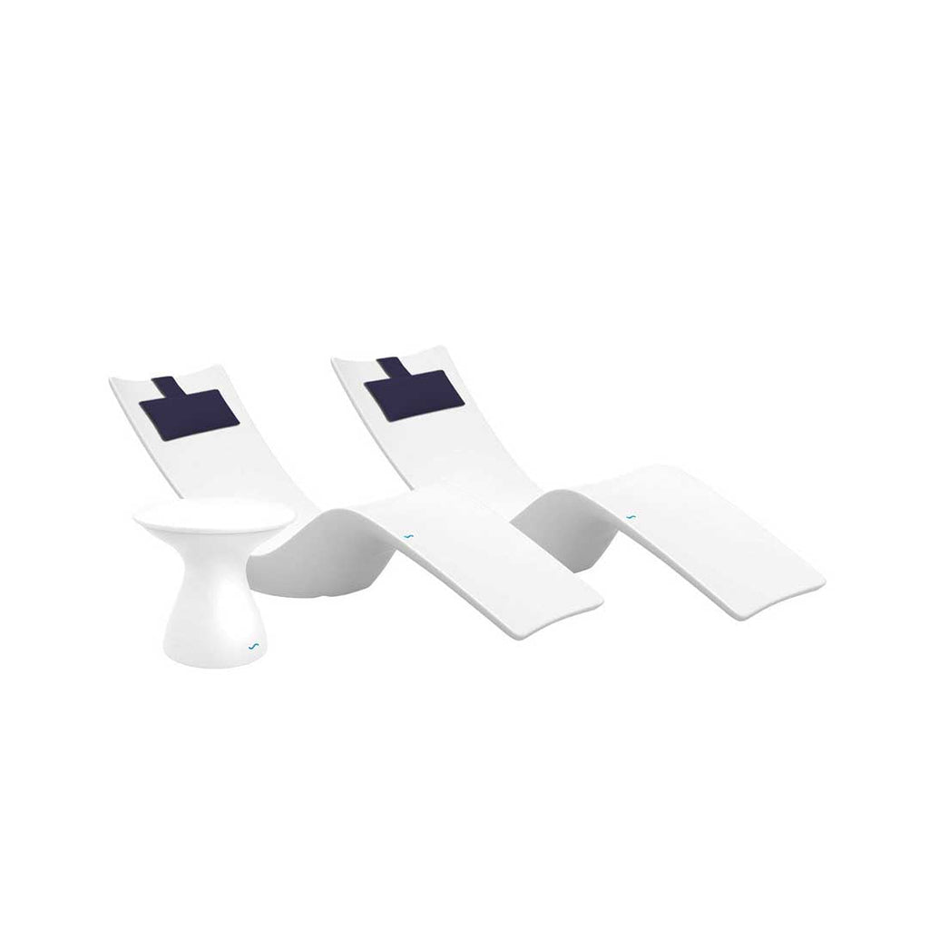 Resort Luxury Outdoor Paradise In-Pool Furniture Bundle