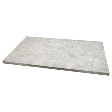 Lunar Silver, 13" x 24" | 2CM Eased Porcelain Pool Coping by MSI