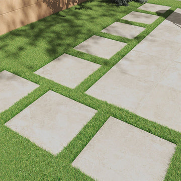 Quartz White, 24" x 24" | 2CM Porcelain Pool Pavers by MSI