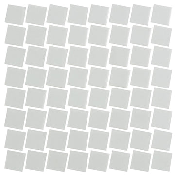 Lume Light Grey Matte, 1.5" Mosaic - Glass Tile