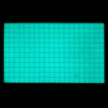 Glow in the Dark White Glass Pool Tile