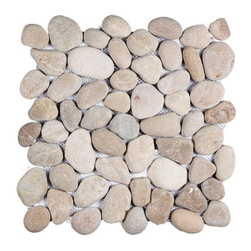 Maluku Tan - Pebble Tile | Pebbles Series | Natural Stone Mosaics