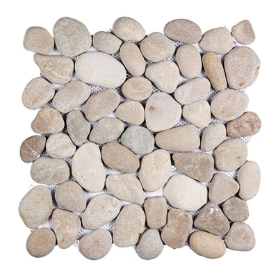 Maluku Tan - Pebble Tile | Pebbles Series | Natural Stone Mosaics
