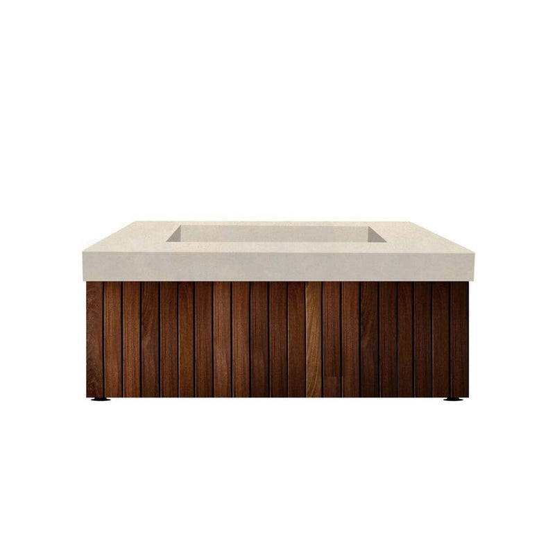 Manchester Fire Table, Coastal | Outdoor Gas Fire Pit by Prism Hardscapes