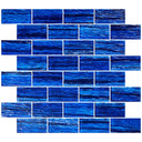 Marina Blue, 1.5" x 3" - Glass Tile