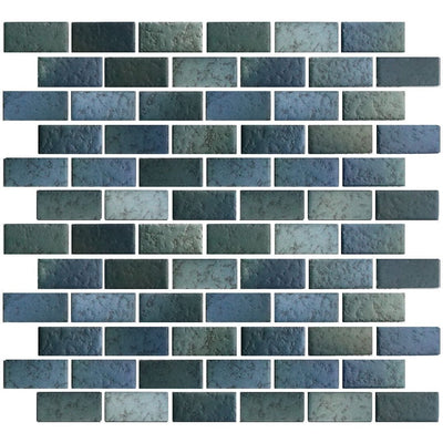 Marine Matte, 7/8" x 1-7/8" | GLASSTEL-76 | Fujiwa Porcelain Pool Tile