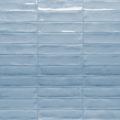 Marrakech Light Blue, 2" x 8" Porcelain Tile | Porcelain Pool Tile