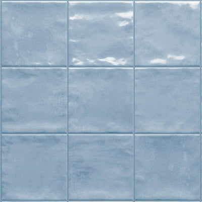 Marrakech Light Blue, 4" x 4" Porcelain Tile | Aquatica Pool Tile