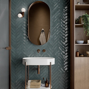 Marrakech Ocean, 2" x 8" Porcelain Tile | Porcelain Pool Tile