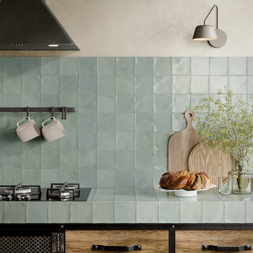 Marrakech Sea Water, 4" x 4" Porcelain Tile | Aquatica Pool Tile