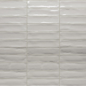Marrakech Total White, 2" x 8" Porcelain Tile | Aquatica Pool Tile