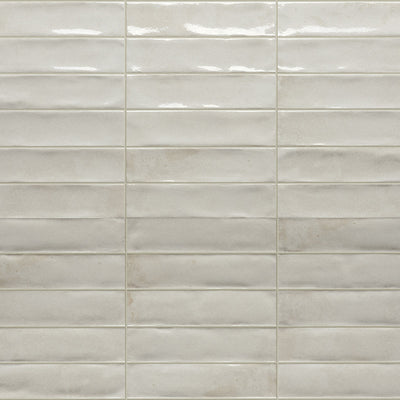 Marrakech White, 2" x 8" Porcelain Tile | Aquatica Pool Tile