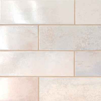 Marza Pearl, 4" x 12" Ceramic Tile | Backsplash & Wall Tile by MSI