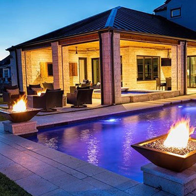 Maya Fire Bowl for Pools and Spas