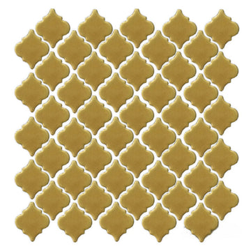 Metallic Gold, 2" x 2" | LT-762MT | Fujiwa Porcelain Pool Tile