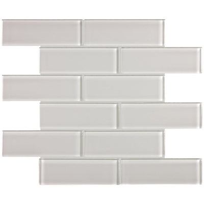 Mist, 2" x 6" Subway Tile | ANAELEMMIS26 | Aquatica Glass Pool Tile