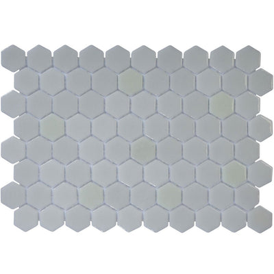 Misty Harbor, Hexagon Mosaic Glass Tile | Pool, Spa, & Kitchen Tile