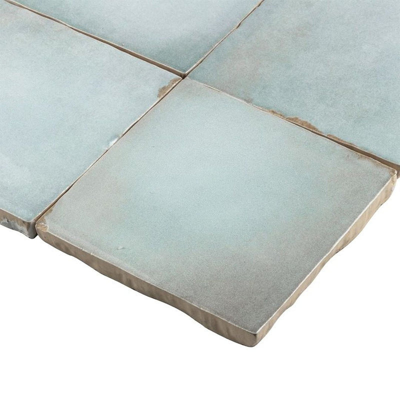 Misty Zellige, 4" x 4" Ceramic Tile | Kitchen Backsplash Tile