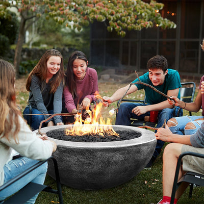 Prism Hardscapes Moderno 4 Fire Bowl | Outdoor Gas Fire Pit