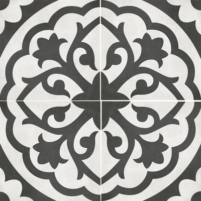 Monochrome Lotus, 8" x 8" Porcelain Tile | ANAFORMMONLOTU8 | IWT Tile
